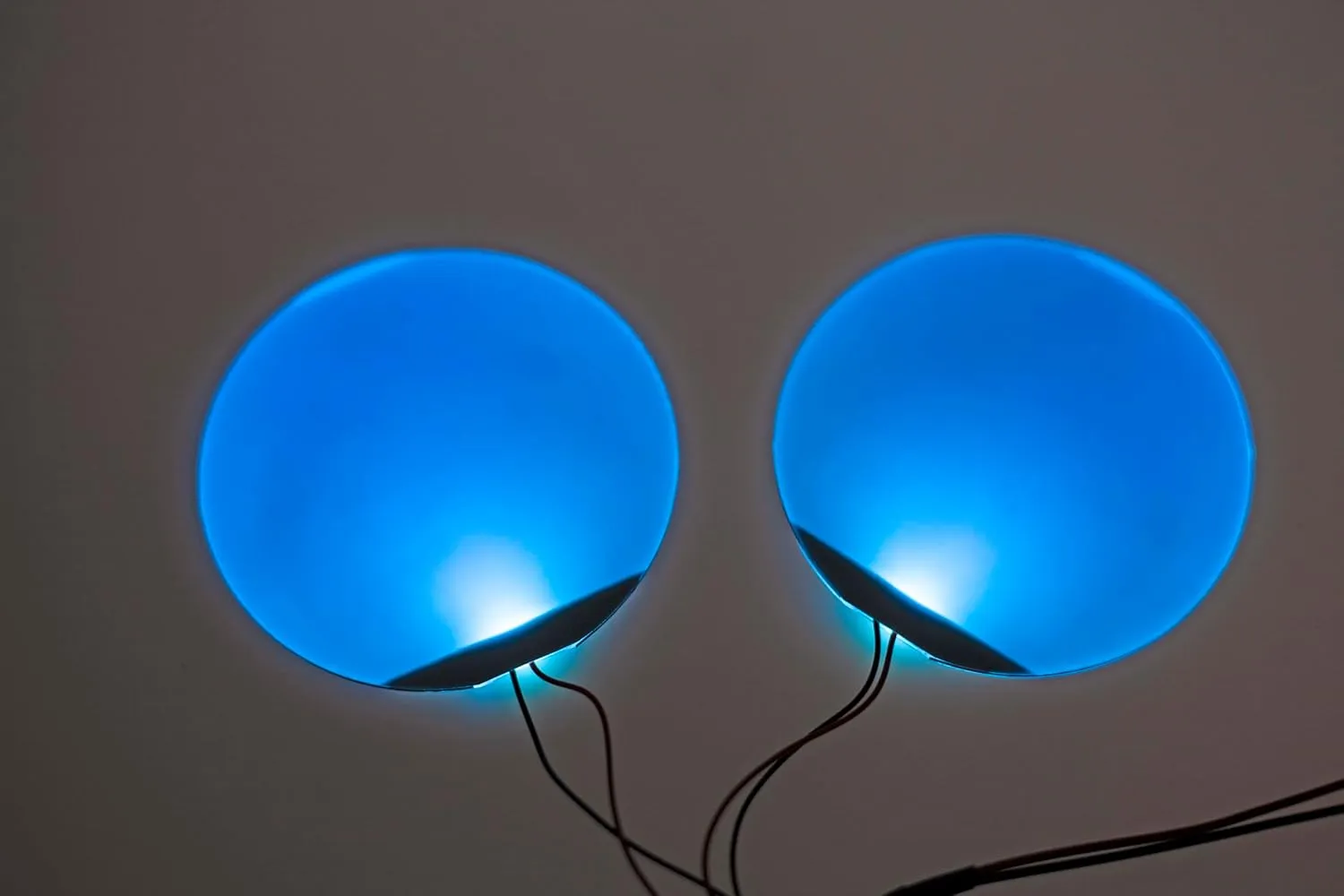 [ Round ] ice Blue Star-Lord Decorations led Light Flexible Helmet Lights Cosplay DIY kit RGB Superhero for Men Gifts