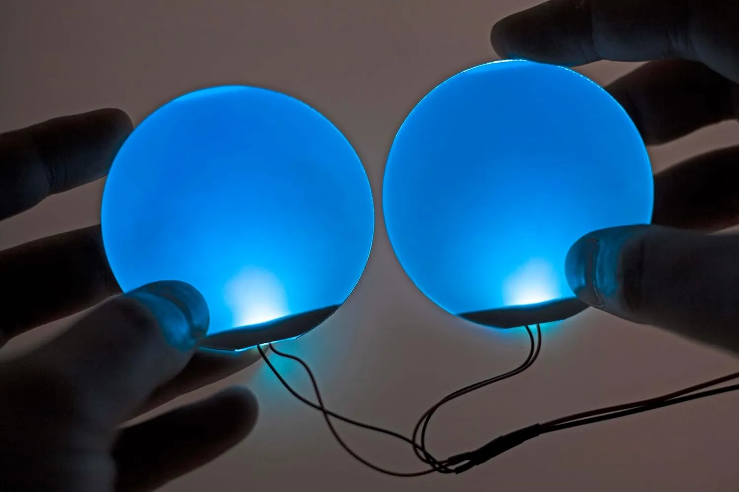 [ Round ] ice Blue Star-Lord Decorations led Light Flexible Helmet Lights Cosplay DIY kit RGB Superhero for Men Gifts