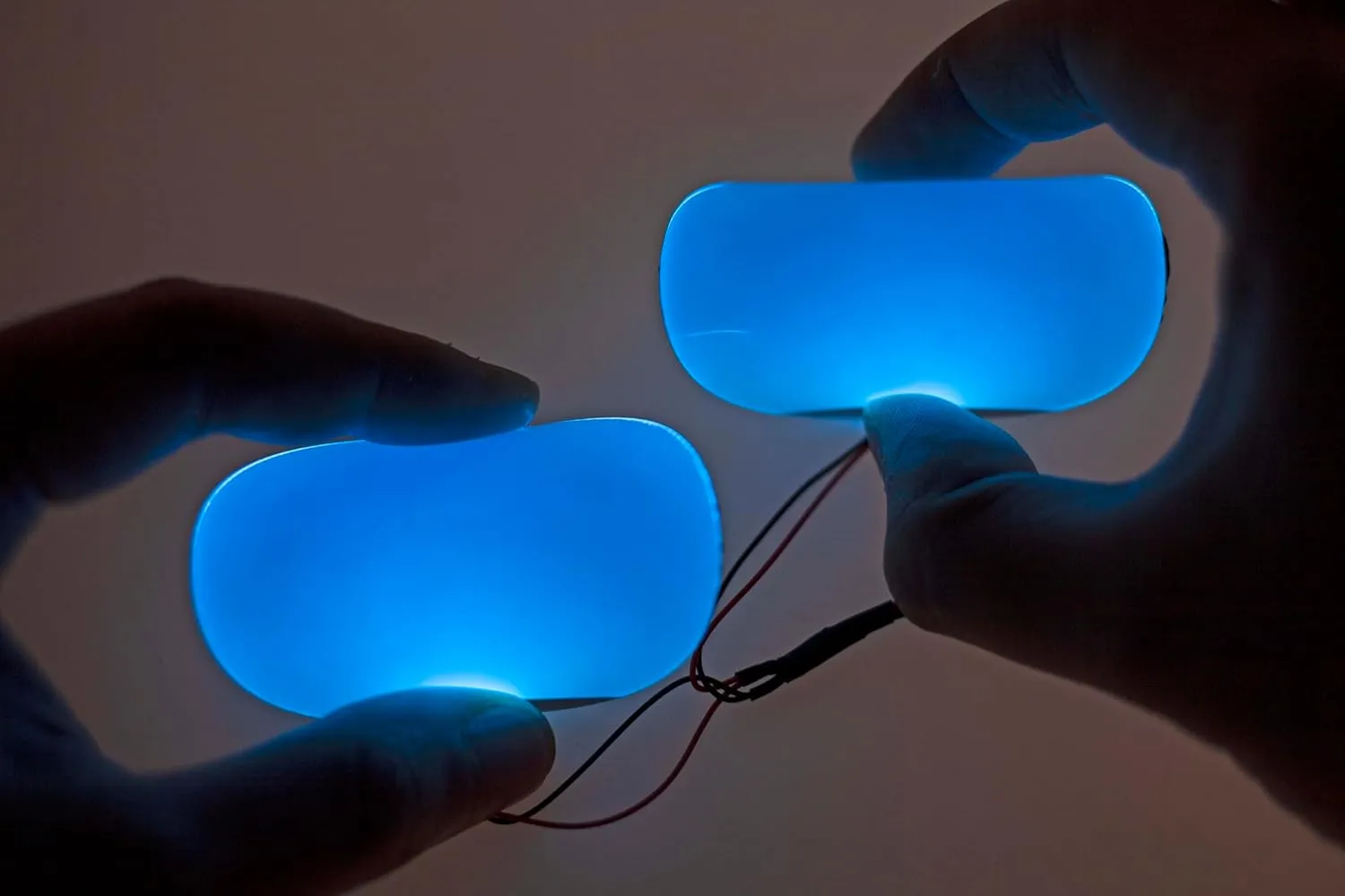 [ Round ] ice Blue Star-Lord Decorations led Light Flexible Helmet Lights Cosplay DIY kit RGB Superhero for Men Gifts