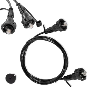 010-10550-00 Marine Network Cable Rj45-6ft with Split Connector and Waterproof Cap Fits for Garmin Navigation Screen Devices