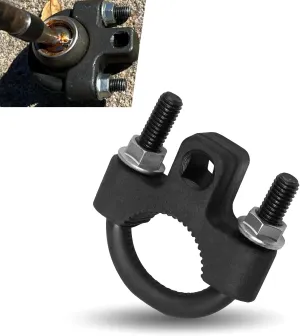 1 PC Car Rocker Removal Tool, Rudder Lever Multi-function Wrench, Tie Rod Installation and Repair Accessories, Universal for Most Cars (Black)