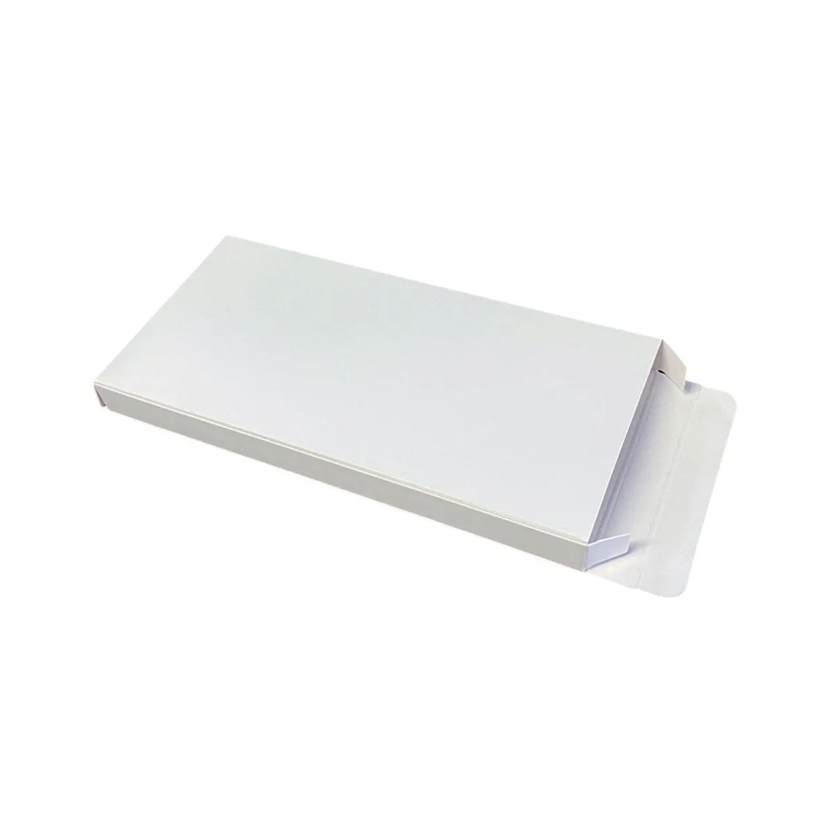 100pcs White Card Box Small Square Folding Box Flat Gift Packaging Storage Box