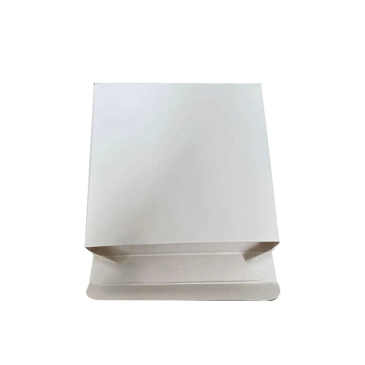 100pcs White Card Box Small Square Folding Box Flat Gift Packaging Storage Box