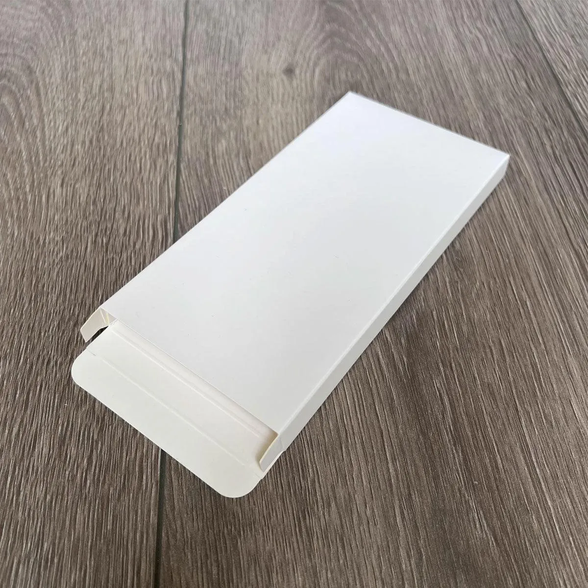 100pcs White Card Box Small Square Folding Box Flat Gift Packaging Storage Box