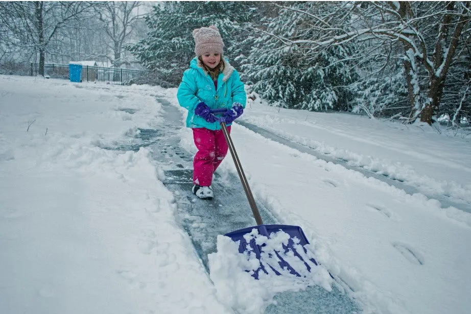 12" Navy Kids Snow Shovel
