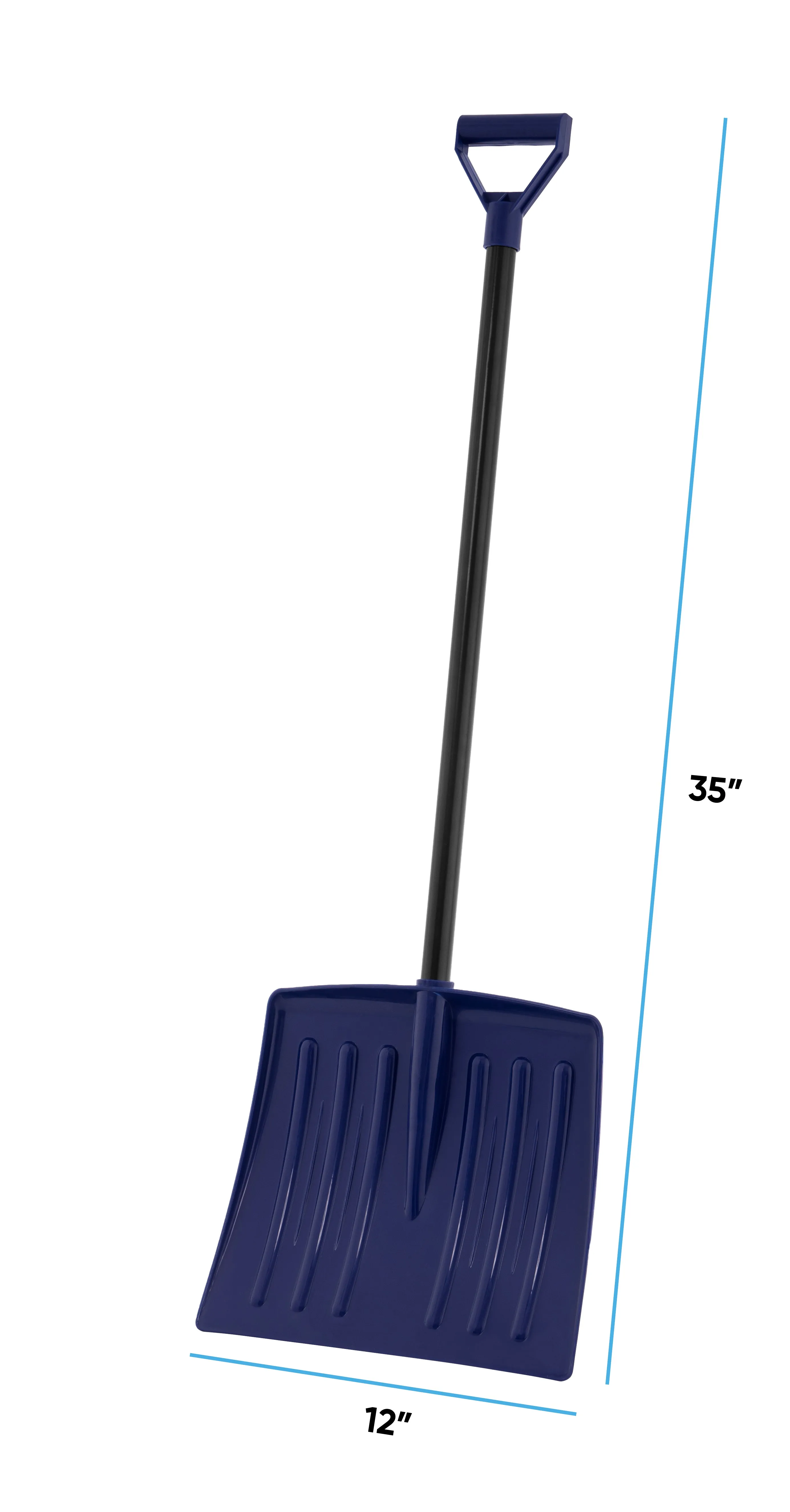 12" Navy Kids Snow Shovel