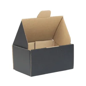 150 x 100 x 75mm Die Cut Black Mailing Box B54
