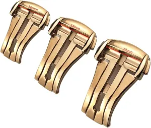 16mm 18mm 20mm Deployment Watch Buckle For Omega Leather Strap Rubber Band Silver Steel Folding Clasp Gift Tools