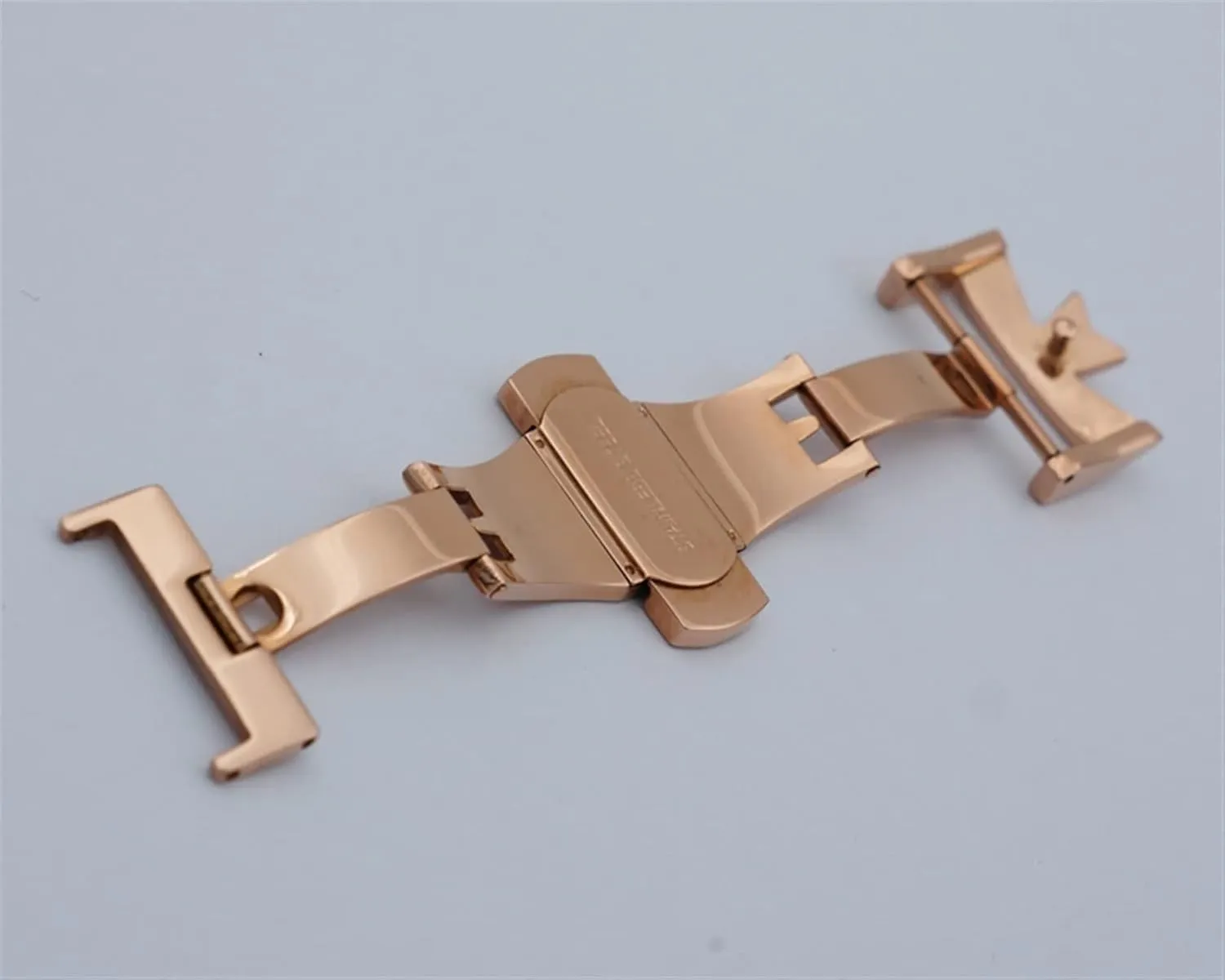 18mm 20mm 316L Stainless Steel Double By Double Open Watch Buckle Clasp Strap Deployant For Watchbands