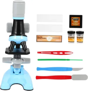 1Set Educational Microscope for Multi Function Magnifier Portable Science Tool for Classroom Home Experiments Observation Angle for Learning