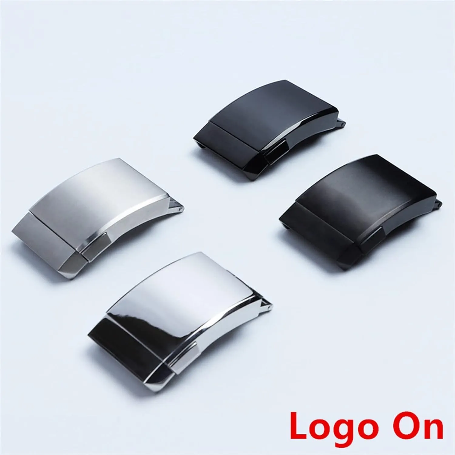 20mm Stainless Steel Buckle For Breitling Classic clasp 1884 Men Rubber Silicone Strap Adjusted Folding Buckle
