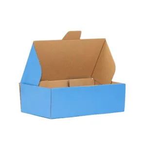 240 x 125 x 75mm Die cut Blue Mailing Box B175