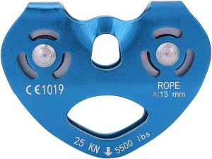 25KN Climbing Pulley, Aluminium Alloy Outdoor Heavy Duty Swivels Rope Pulley Block for Climbing, Aloft Work, Rescue, Rappelling, Etc