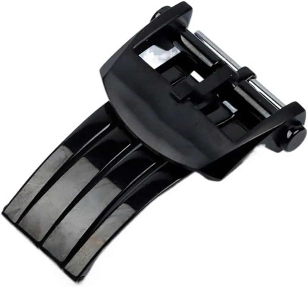 316L Watch Band Folding Buckle For Breitling Clasp 18mm 20mm Silver Black Rose Gold Stainless For Silicone Leather Watchband
