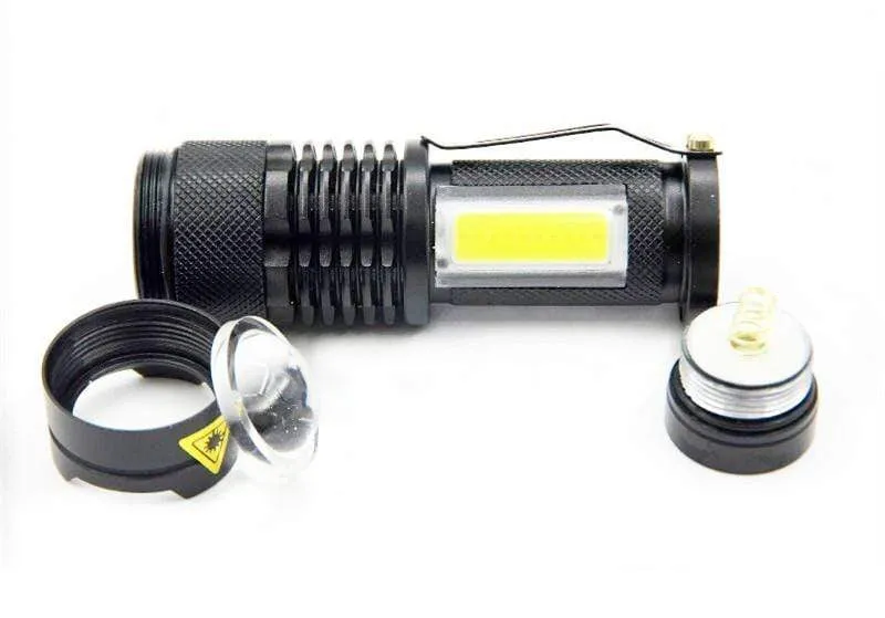 3800LM XML-Q5 COB LED Portable Flashlight