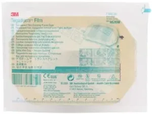3M Tegaderm Transparent Dressing with Label 4" x 4 3/4" (10 x 12 cm) 25 per Box #1626W (25 Box)