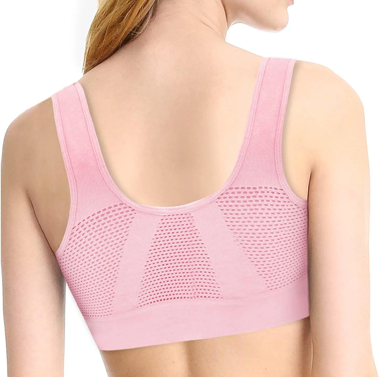 4-Pack Women's Seamless Wireless Cooling Unpadded Comfort Bra