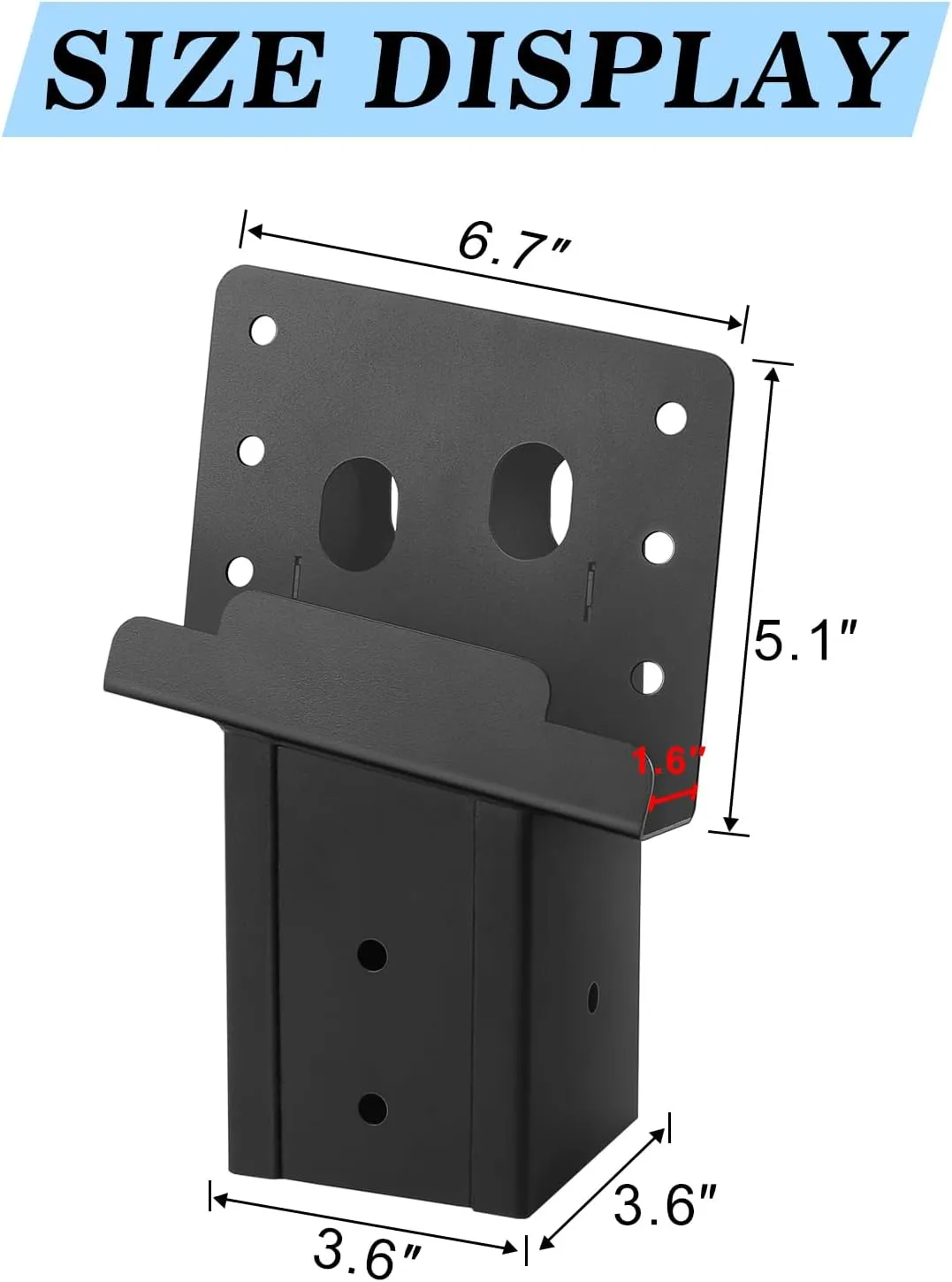 4 Pcs Outdoor 4"x4" Compound Angle Brackets,Deer Stand Brackets for Deer Stand, Hunting Blinds and Tree Houses