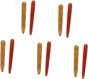 5sets Manual Massage Tool Wooden Massager Rod for Acupoint Therapy for Home Travel and Hotel Use 2pcs*5