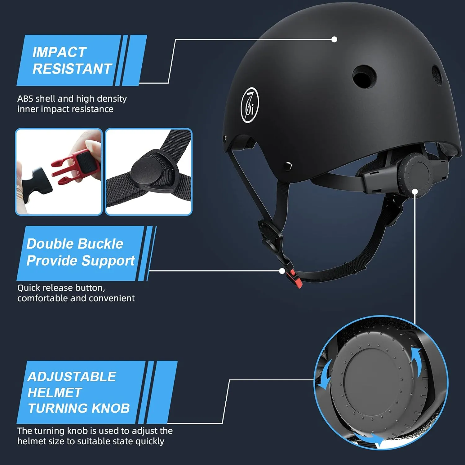 67i Bike Helmet Skateboard Helmet for Adult Cycling Bicycle Scooter Helmets for Men Women Adjustable Roller Skate Helmet for Multi-Sport Bicycle Scooter Inline Rollerblading Cycling Skateboarding