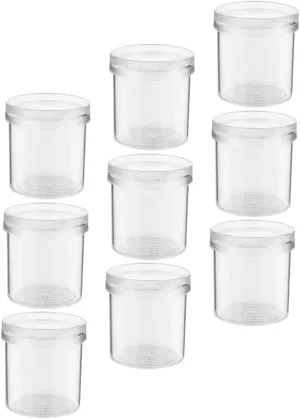 9Pcs Portable Critter Boxes with Magnifying Glass Multi Function Observation Containers for Outdoor Activities Insect Viewing and Crafts