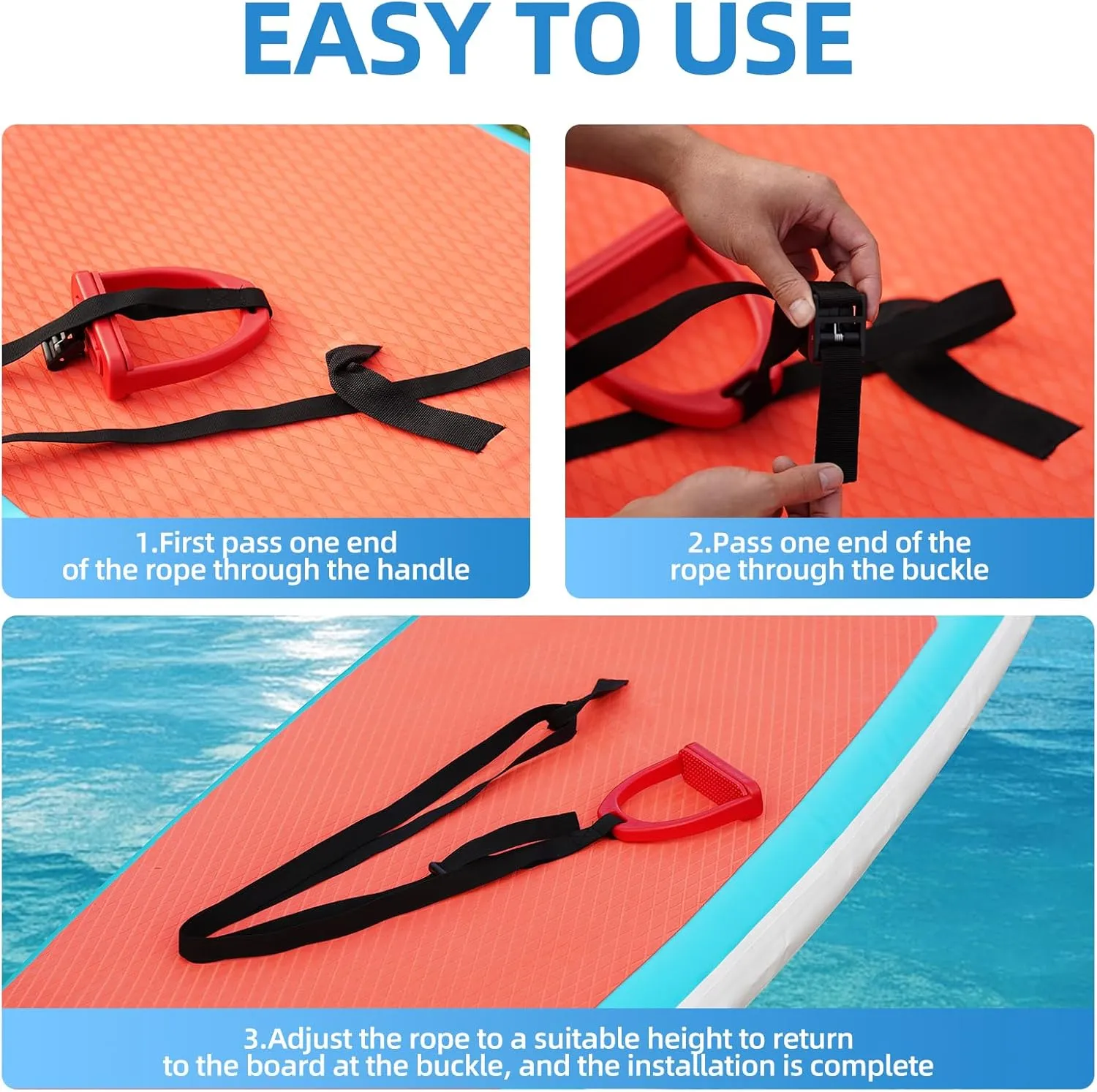 A Must-Have Accessory for Every Paddler, a Device That enables You to Easily Return to The Deck,Paddleboard Accessories,Self-Rescue Stirrup