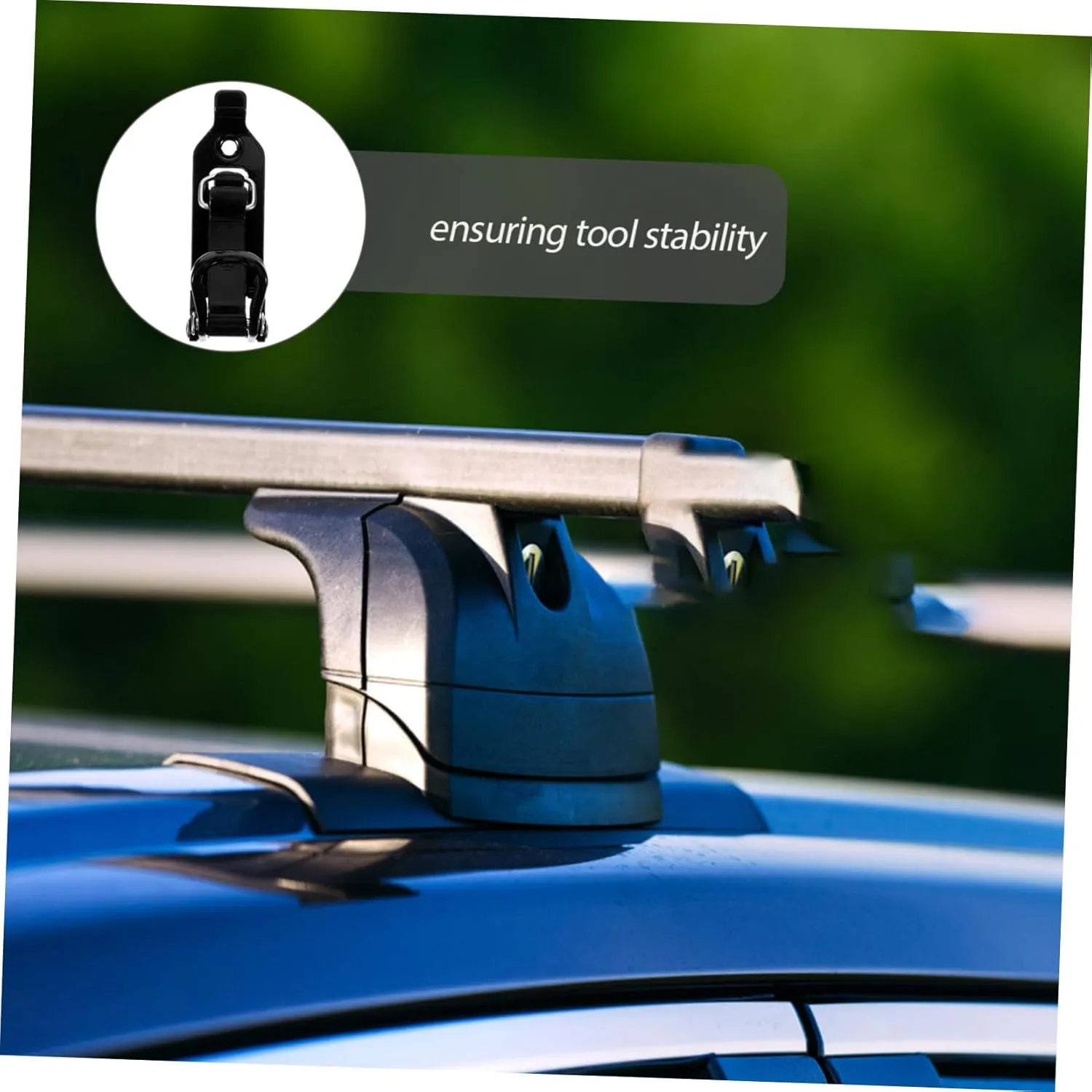 ABOOFAN 1set Metal Shovel Holder Rack Clamp Car Mounting Tool Storage for Roof Racks Sturdy Design Prevents Movement for Vehicle Accessories and Outdoor Use 2pcs
