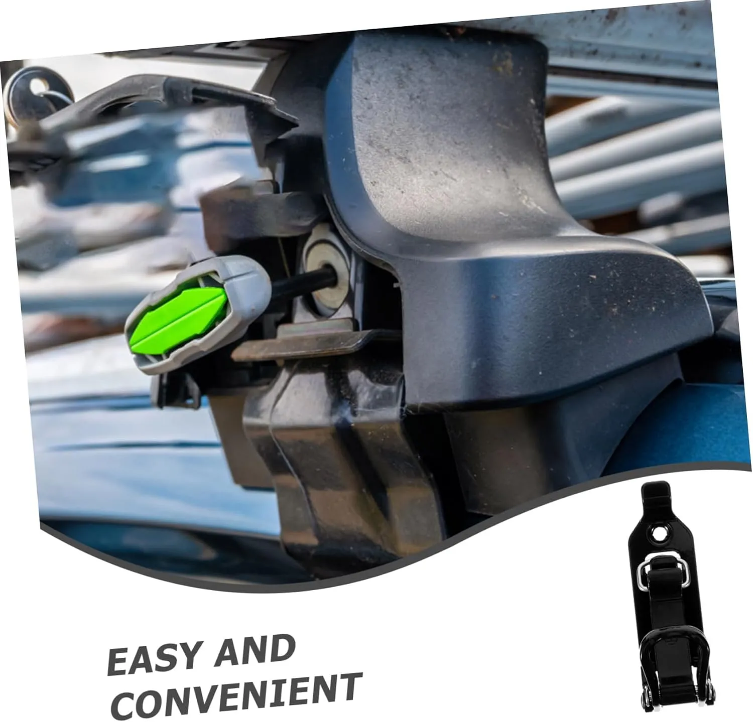 ABOOFAN 1set Metal Shovel Holder Rack Clamp Car Mounting Tool Storage for Roof Racks Sturdy Design Prevents Movement for Vehicle Accessories and Outdoor Use 2pcs