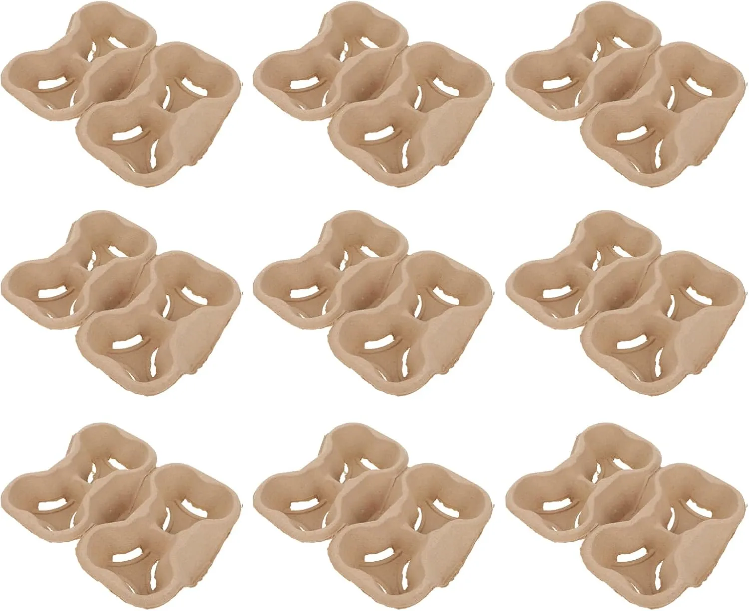 ABOOFAN Four-hole Beverage Carrier Lightweight Drink Carrier Cup Stands for Party