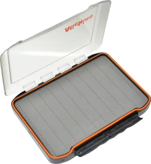 Alichino Fly Box for Fly Files Ice Jig Box Two Sided Waterproof Fly Fishing Box for Nymphs and Streamers (Grey Foam Insert C, Extra Large 11.8 * 8.4 * 2.2Inch)