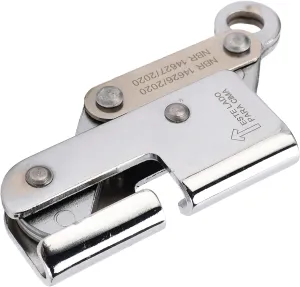 Alloy Steel Self Locking Fall Rope Grab for Climbing, Tree Arborist Expedition, Rock Climbing Safety Device