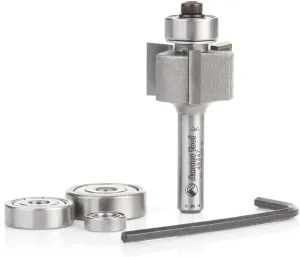 Amana Tool 49347 Multi-Rabbet Four Different Rabbet Depths 7/8 D x 1/2 CH x 1/4 Inch SHK Router Bit