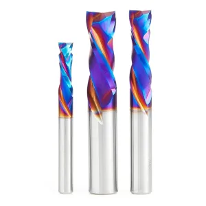 Amana Tool AMS-183-K 3-Piece CNC SC Spektra Coated Compression Spiral Router Bit Pack