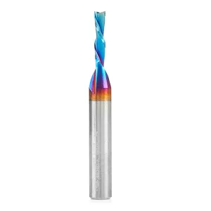 Amana Tool Solid Carbide Spektra Extreme Tool Life Spiral Plunge Router Bit Down-Cut, 46415-K, 1/4 Dia x 1 CH x 1/4 Shank 2-1/2 Inch L