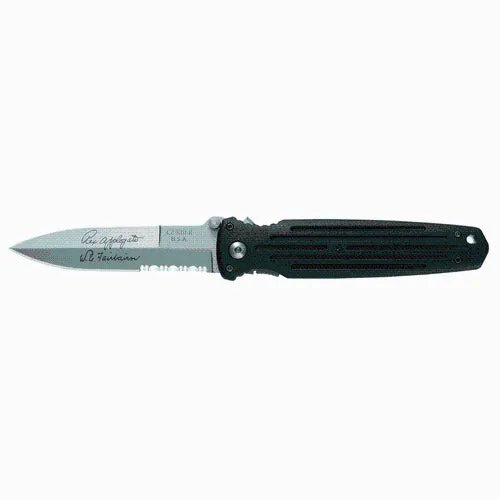 Applegate Combat Folder - Double Edge, Serrated - Box