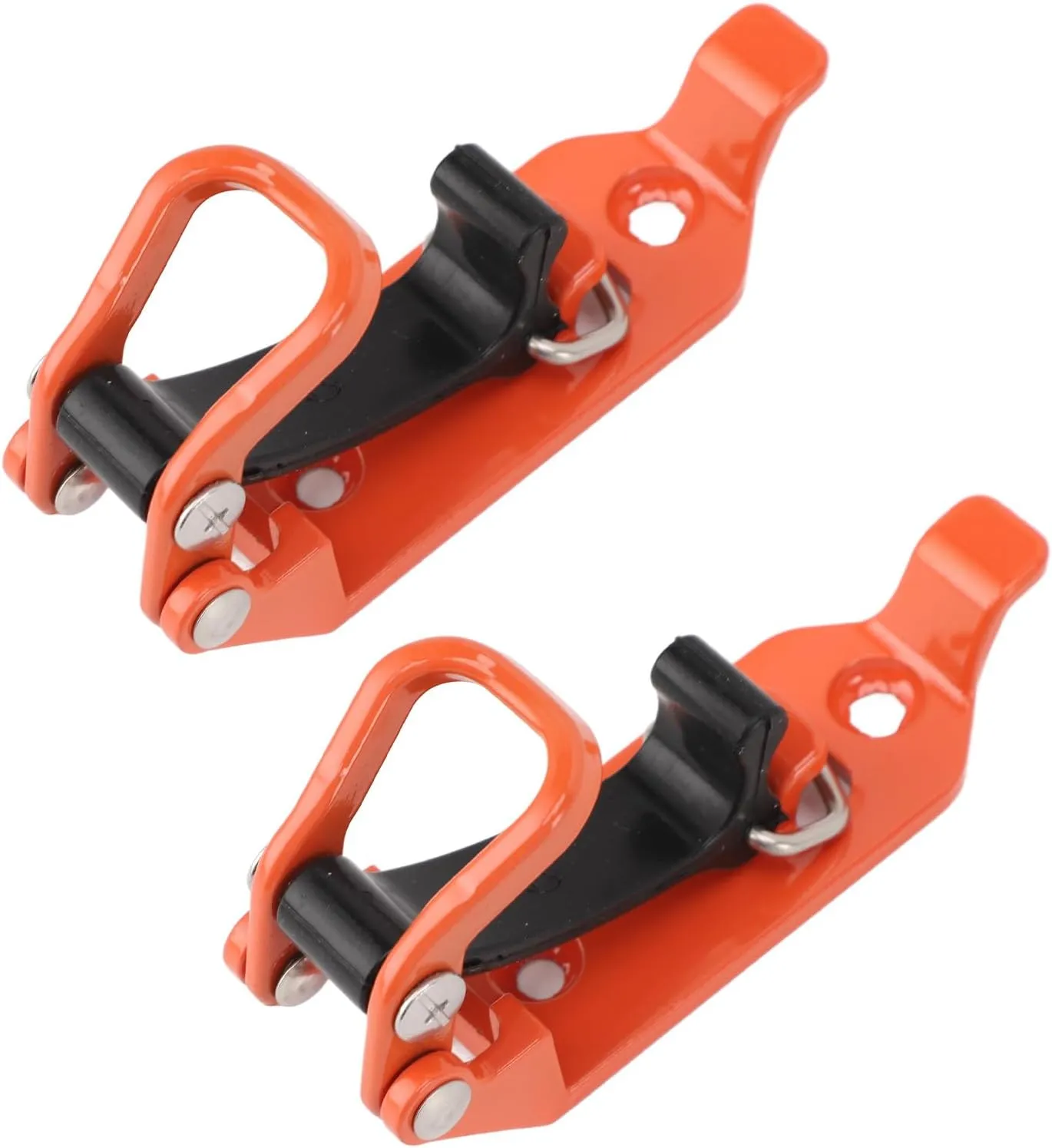 Aramox Wall Mount Shovel Holder Clamp Strong Weight Bearing Capacity for RVS Zinc Alloy Roof Rack Shovel Mount (Orange)