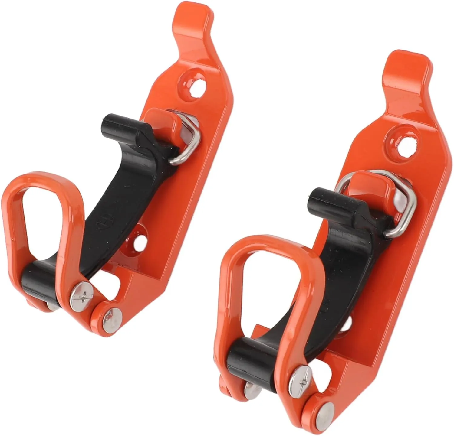 Aramox Wall Mount Shovel Holder Clamp Strong Weight Bearing Capacity for RVS Zinc Alloy Roof Rack Shovel Mount (Orange)