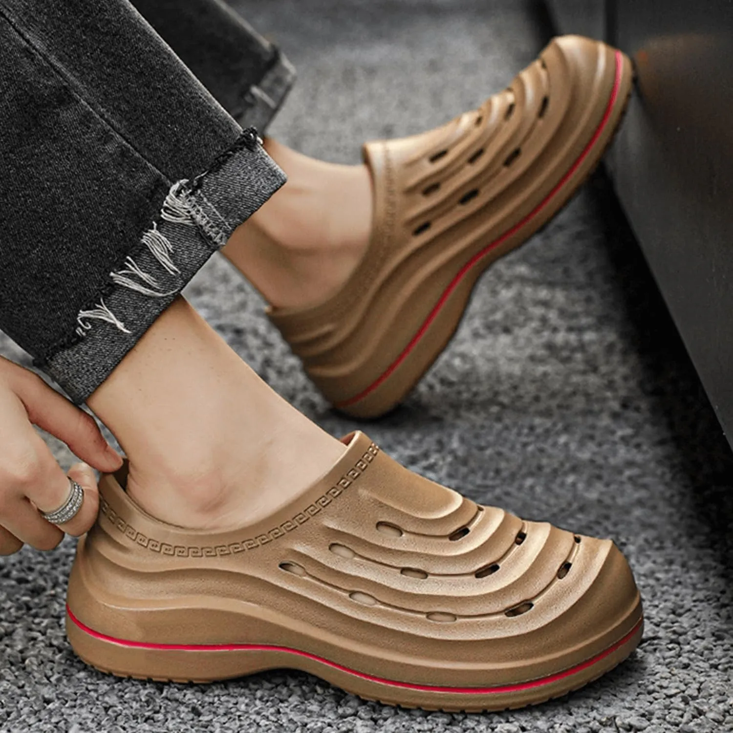 Armadillo Clogs, Armadillo Chef Shoes, Slip Resistant Shoes for Women Men, Comfort Lightweight & Waterproof