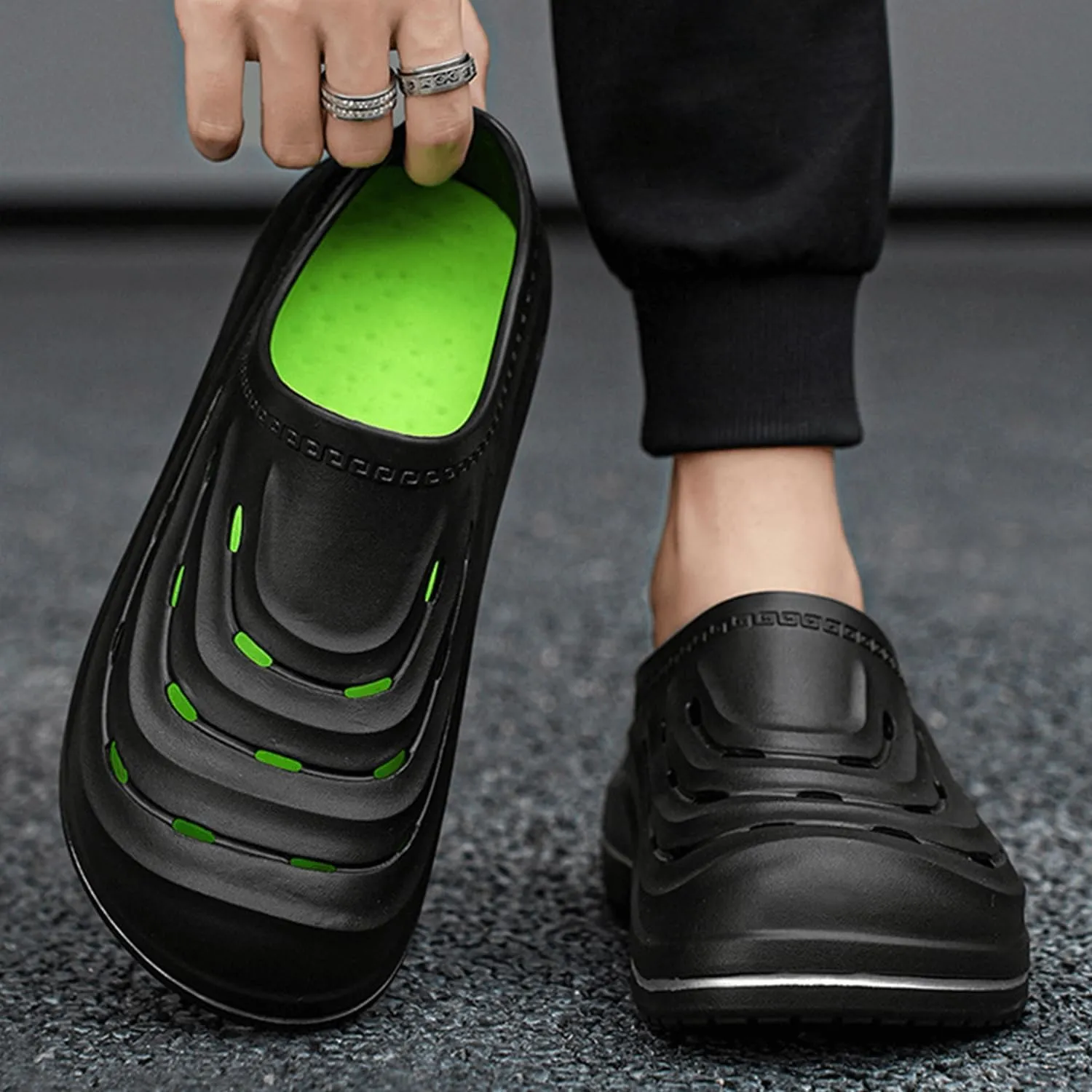 Armadillo Clogs, Armadillo Chef Shoes, Slip Resistant Shoes for Women Men, Comfort Lightweight & Waterproof
