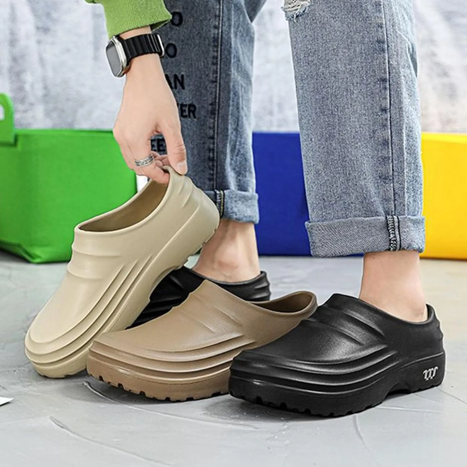 Armadillo Clogs Women, Armadillo Armadillo Chef Shoes for Women & Men, Comfortable Non Slip Nurse Work Shoes