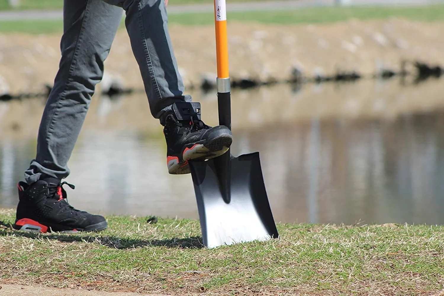 Ashman Transfer Shovel (6 Pack) – 41 Inches Long D Grip with Durable Handle – A Premium Quality Multipurpose Shovel for Heavy Duty Construction, Farming, and Outdoor works, Gardening, Landscape works.