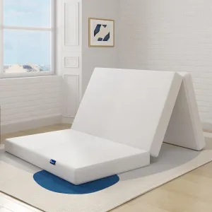 Avenco Folding Mattress, 4 Inch Trifold Mattress, Full Size Folding Mattress for Indoors, RV/Camper Van, Travel, Camping, Guest Room-Breathable Cover & Non-Slip Bottom