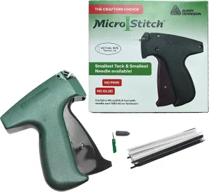AVERY MicroStitch Tagging Gun Kit – Includes 1 Needle, 600 White Fasteners & 480 Black Fasteners (Starter Kit)