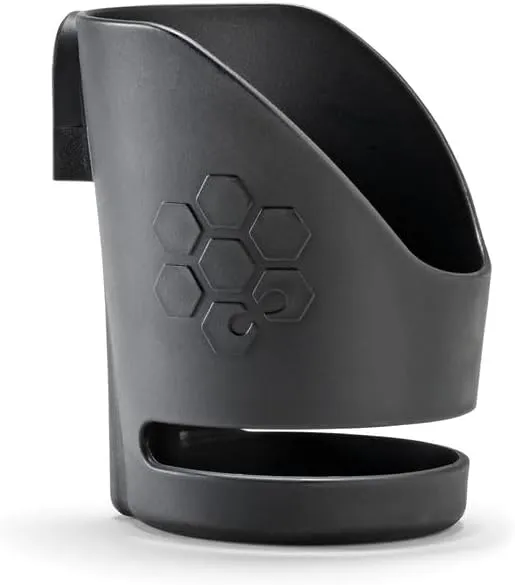 Baby Stroller Cup Holder for Parents - Designed for V2 Lightweight Strollers - Black