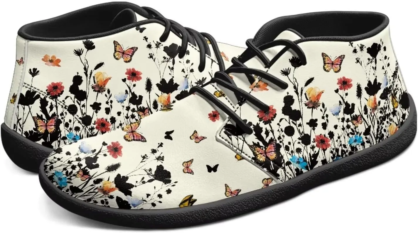 Barefoot Shoes for Women or Men Waterproof Leather Wide Toe Box Shoes for Women