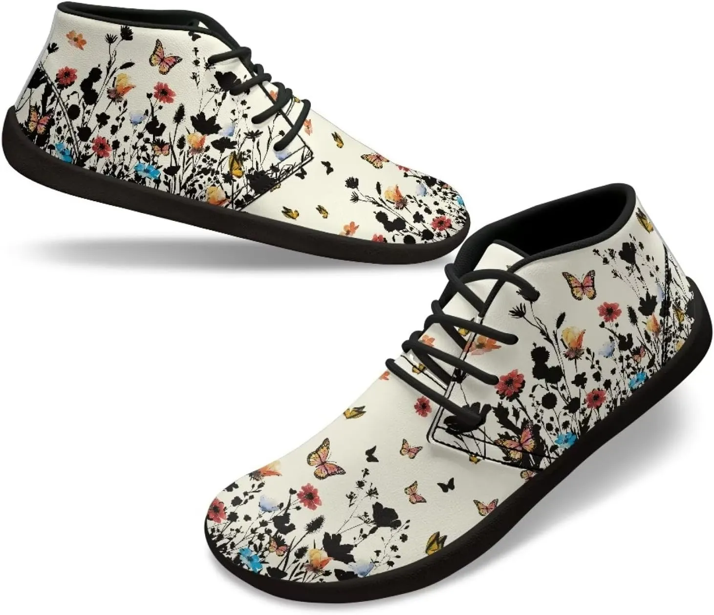 Barefoot Shoes for Women or Men Waterproof Leather Wide Toe Box Shoes for Women