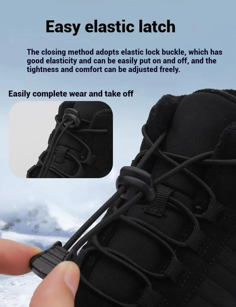 Barefoot Shoes Women Men, Winter Warm Comfortable Non-Slip Barefoot BootsWide Toe Box Winter Hiking Boots