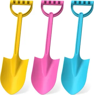 Beach Toy Shovel Heavy Duty Plastic Sand Spade Scoop Tools, Sandbox Sand Essential Toy for Kid Adult, Garden Plant Digging Bath Water Pool Toy Birthday Gift