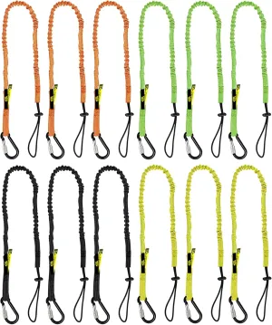 BearTOOLS Screw Lock Safety Lanyard, Tough Scaffold Hard Hat Lanyard with Connector, Adjustable Loop End, Ultra-Durable, Premium Quality Materials, Scaffold, Tools, Construction - Multi Colored (12)
