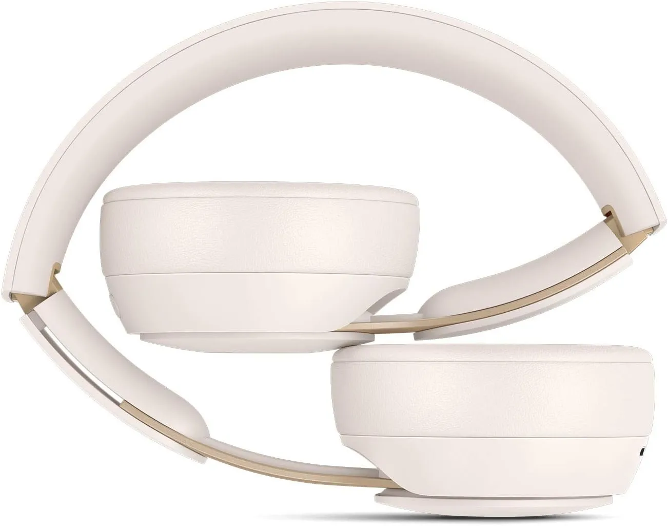 Beats Solo Pro Wireless NC On-Ear Headphones - More Matte Collection Ivory (Renewed)